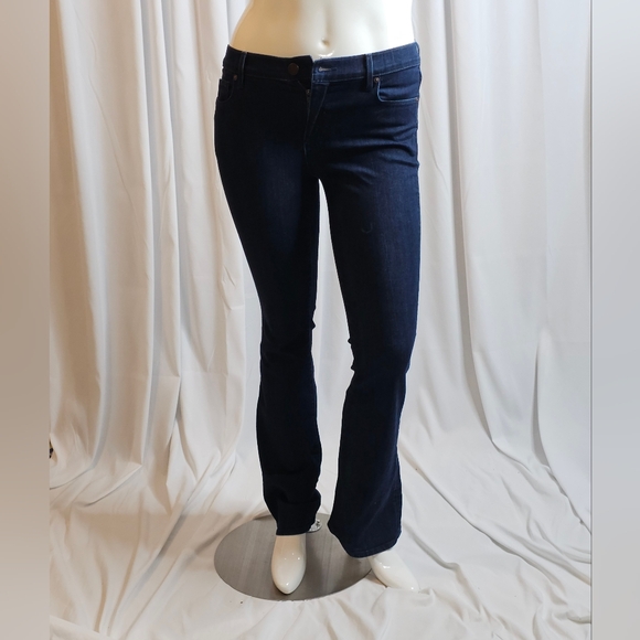 Ann Taylor Loft Flare Jeans in Darkwash sz 30/10 - Picture 2 of 10